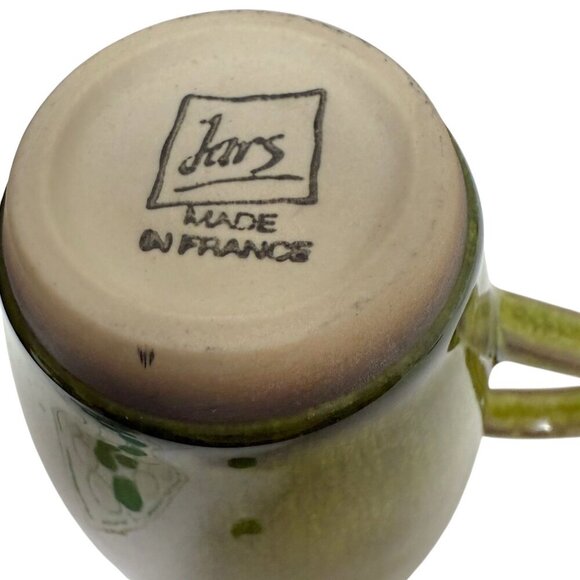 Jars France Mug Avocado Green Tourron Tilleul French Country Coffee Cup RefD - Picture 4 of 9